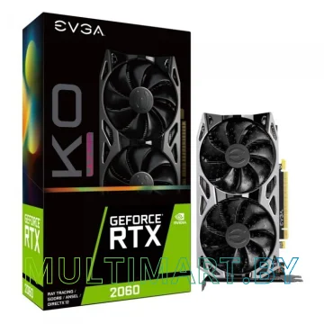 Видеокарта EVGA GeForce RTX 2060 KO Ultra Gaming 6GB GDDR6 (06G-P4-2068-KR) картинка 6